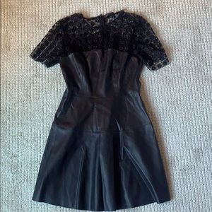Leather dress